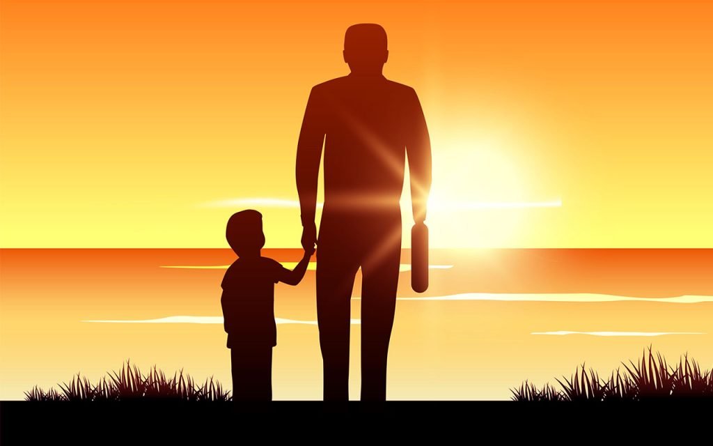 Father and son